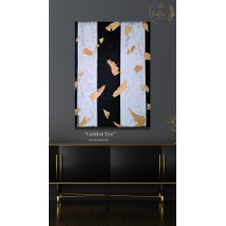 "Golden Eye" - EosCris - Obraz Mocy - 80x60cm