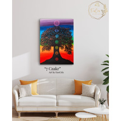 “7 Czakr” - EosCris - Obraz Mocy - 80x60cm