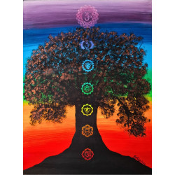 “7 Czakr” - EosCris - Obraz Mocy - 80x60cm