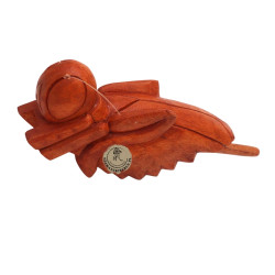 Drewniany konik polny 16 cm...