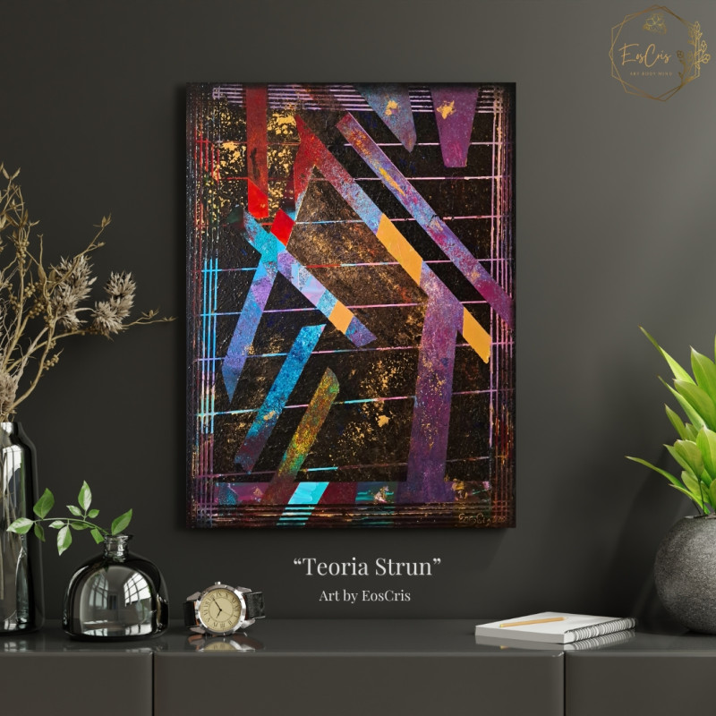 "Teoria Strun" - EosCris - Obraz Mocy - 80x60cm