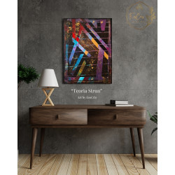 "Teoria Strun" - EosCris - Obraz Mocy - 80x60cm