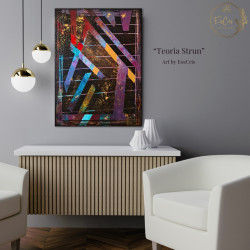 "Teoria Strun" - EosCris - Obraz Mocy - 80x60cm