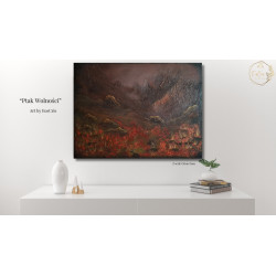 "Ptak Wolności" - EosCris - Obraz Mocy - 80x60cm