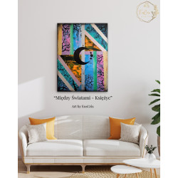 "Między Światami – Księżyc" - EosCris - Obraz Mocy - 80x60cm